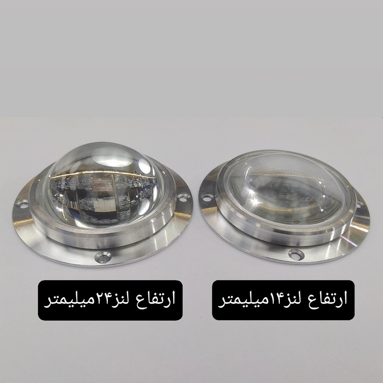 لنزشیشه ای ۶۷میلیمتر با رینگ آلومینیومی